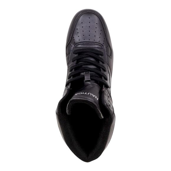 Nautica Men\'s Oakford High Top Sneakers Black Red Size 10 main image 4